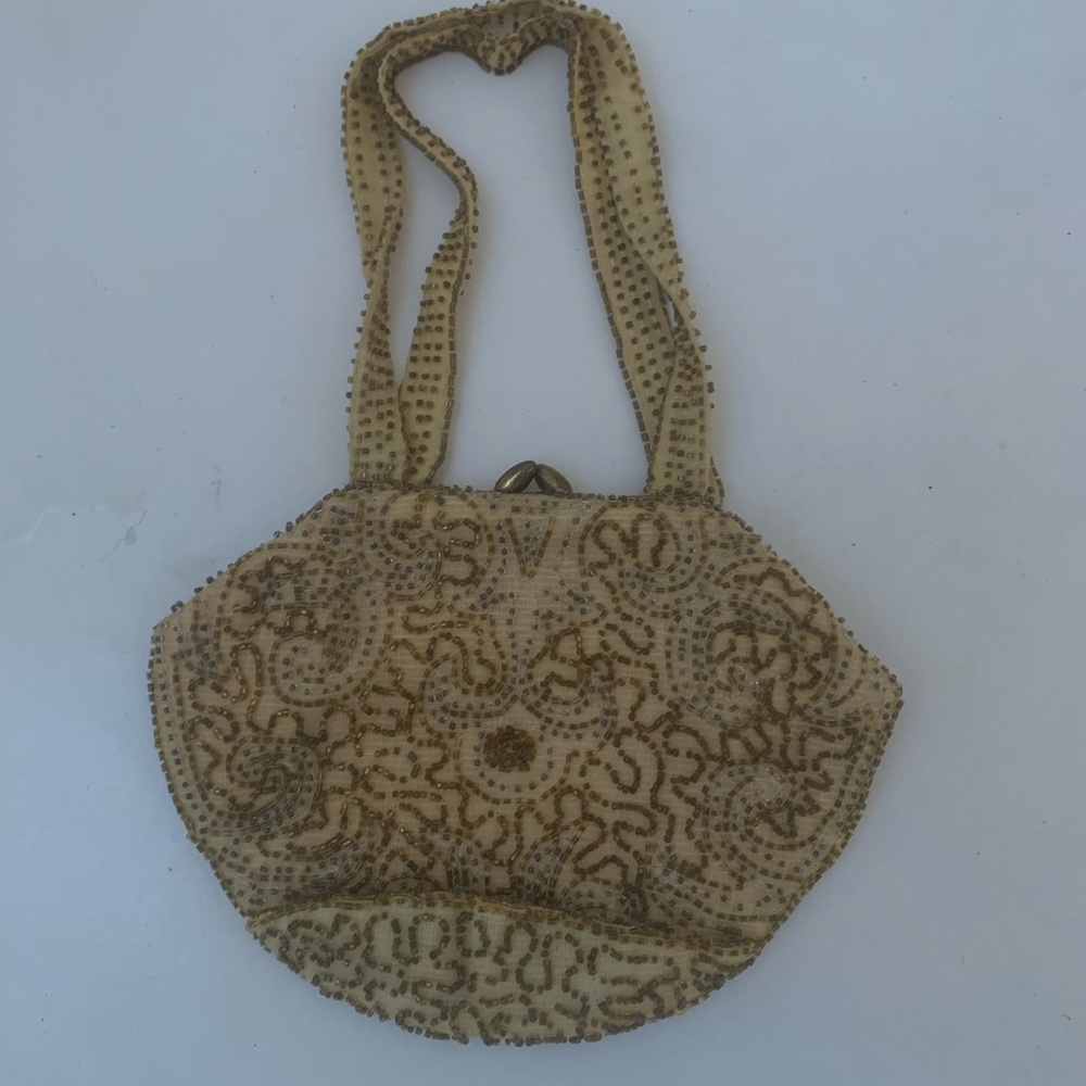 Beaded clutch pouch vtg